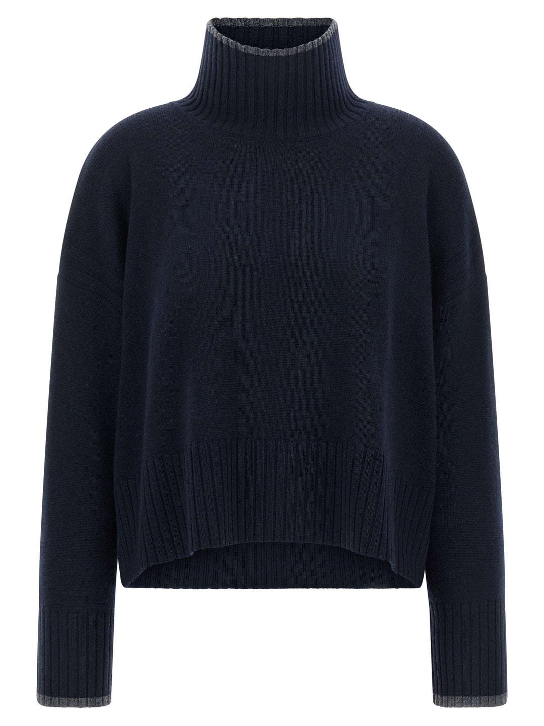 Pinko Turtle-Neck Sweater Sweaters and Cardigans - Blue | bed8b69ddcfee9e8dab5ce83e17371f8ccea079c