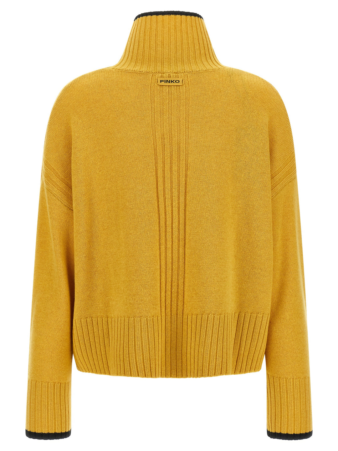 Pinko Turtle-Neck Sweater Sweaters and Cardigans - Yellow | 465398d4fd88ac259125389fd52f0d8bbb67c5ac