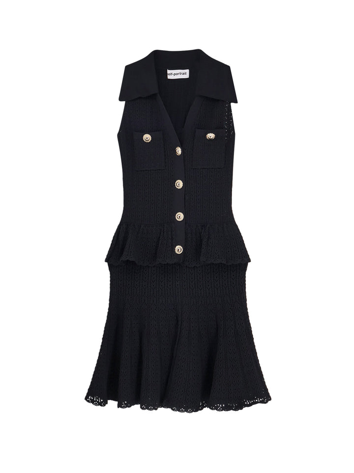 Self Portrait Dresses - Blacks and greys | 1e1301dc134479f7ab5cec1be5a6d2c48bb41edc