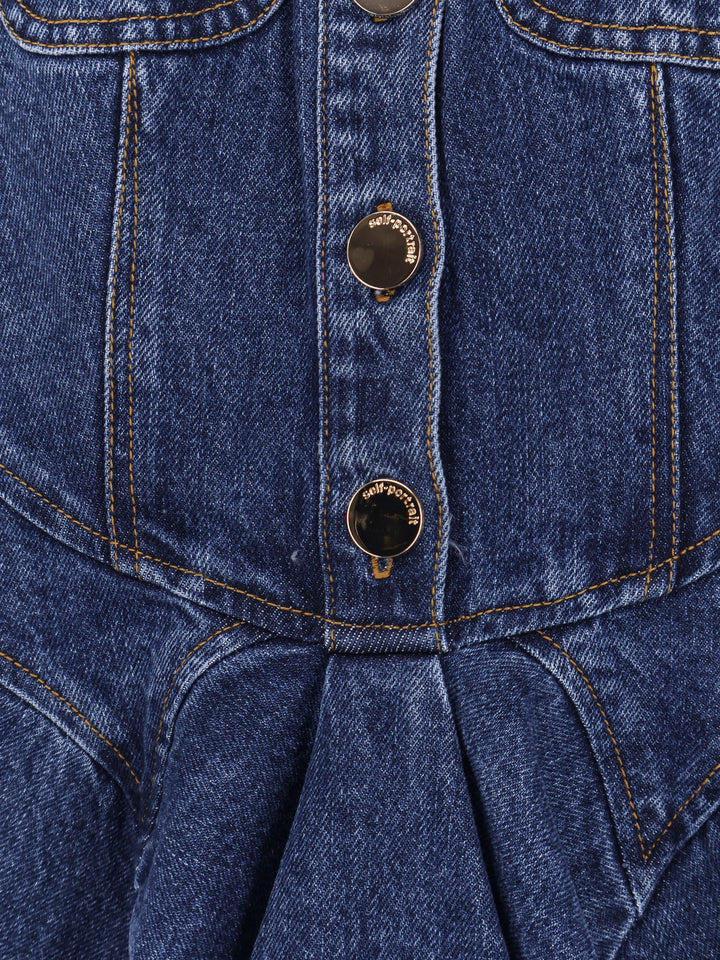 Self Portrait Dresses - Blue and green | c6dd030dc0fc81be2d38a1a15de85dac174a531a