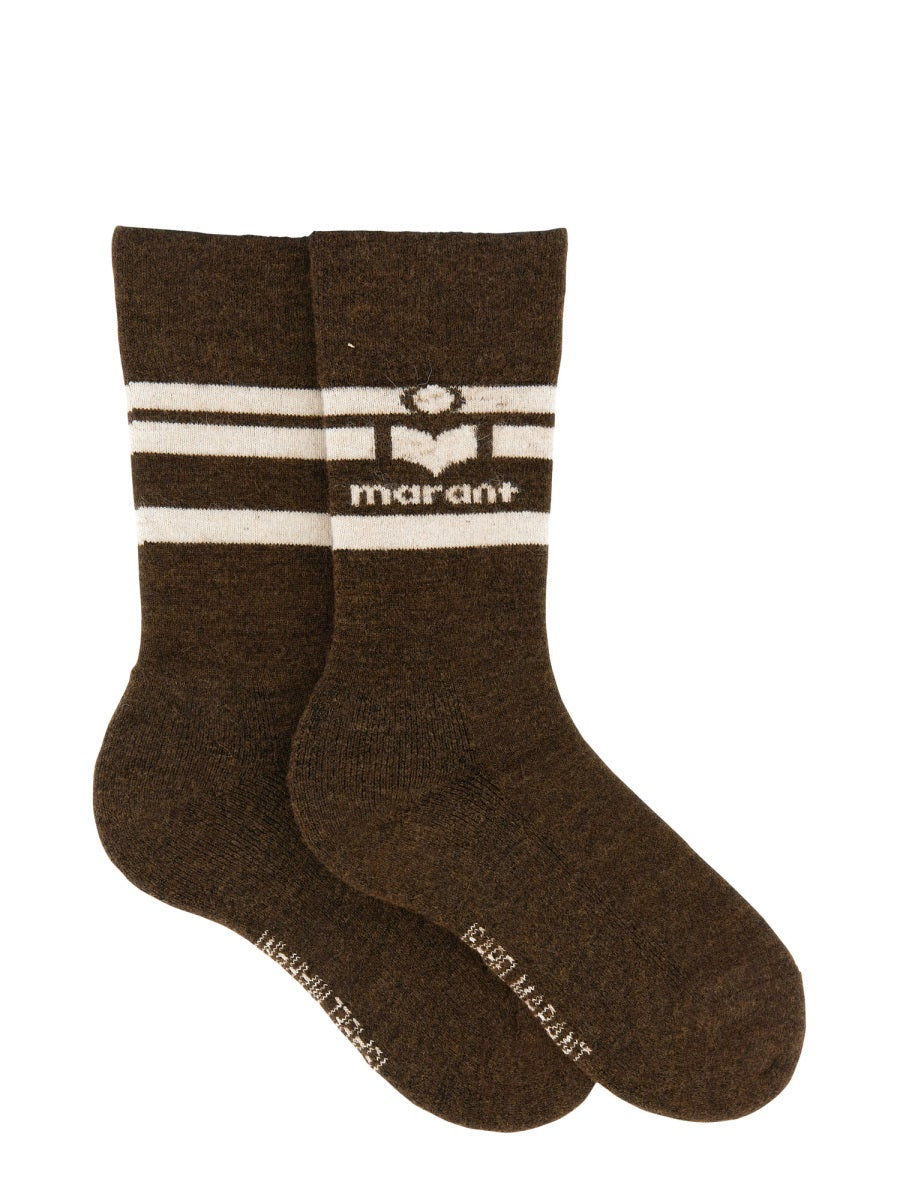 Isabel Marant Socks - Brown | Wanan Luxury