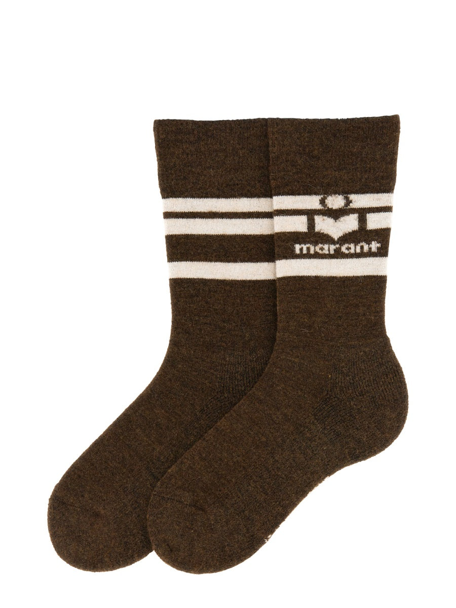 Isabel Marant Socks - Brown | Wanan Luxury