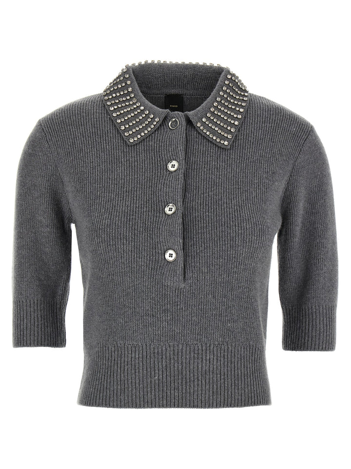 Pinko Emilia Sweaters and Cardigans - Gray | fd03b7a0060d32a7803582560acbc583d519a8f7