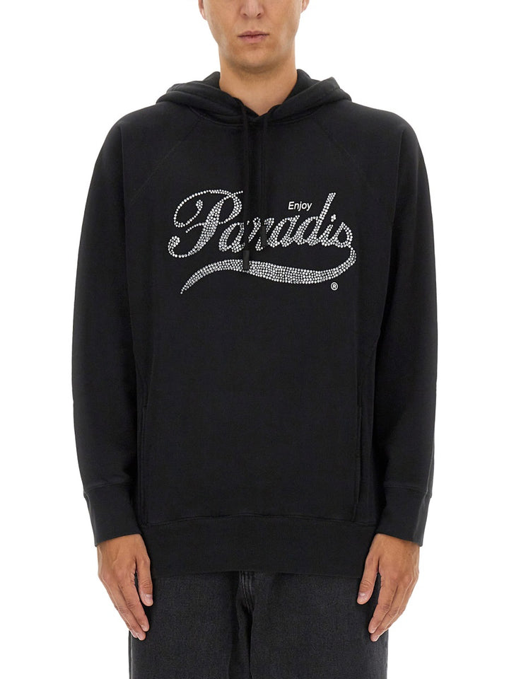 3.PARADIS Sweatshirts - Black | Wanan Luxury