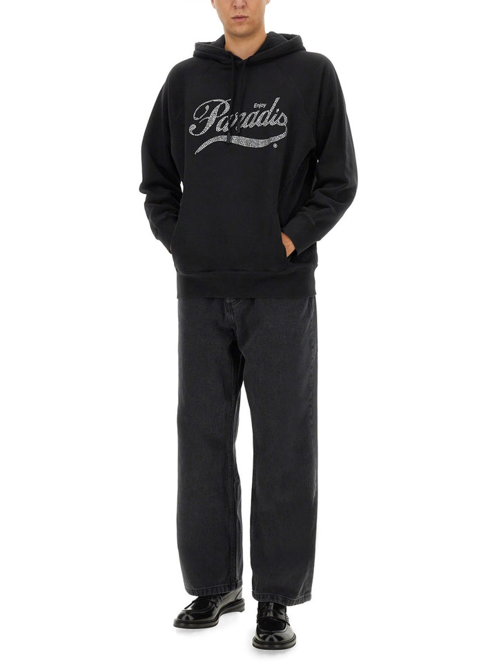 3.PARADIS Sweatshirts - Black | Wanan Luxury