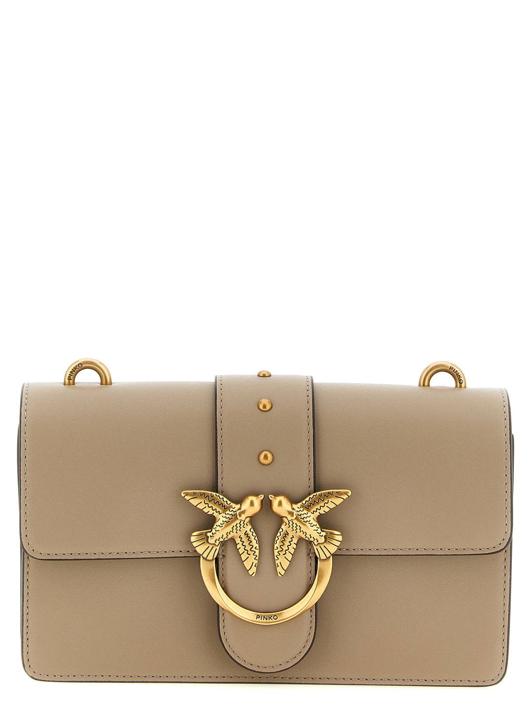 Pinko Love One Crossbody Bags - Gray | 40d66ca128fa44320e68d754325d997117b3931b
