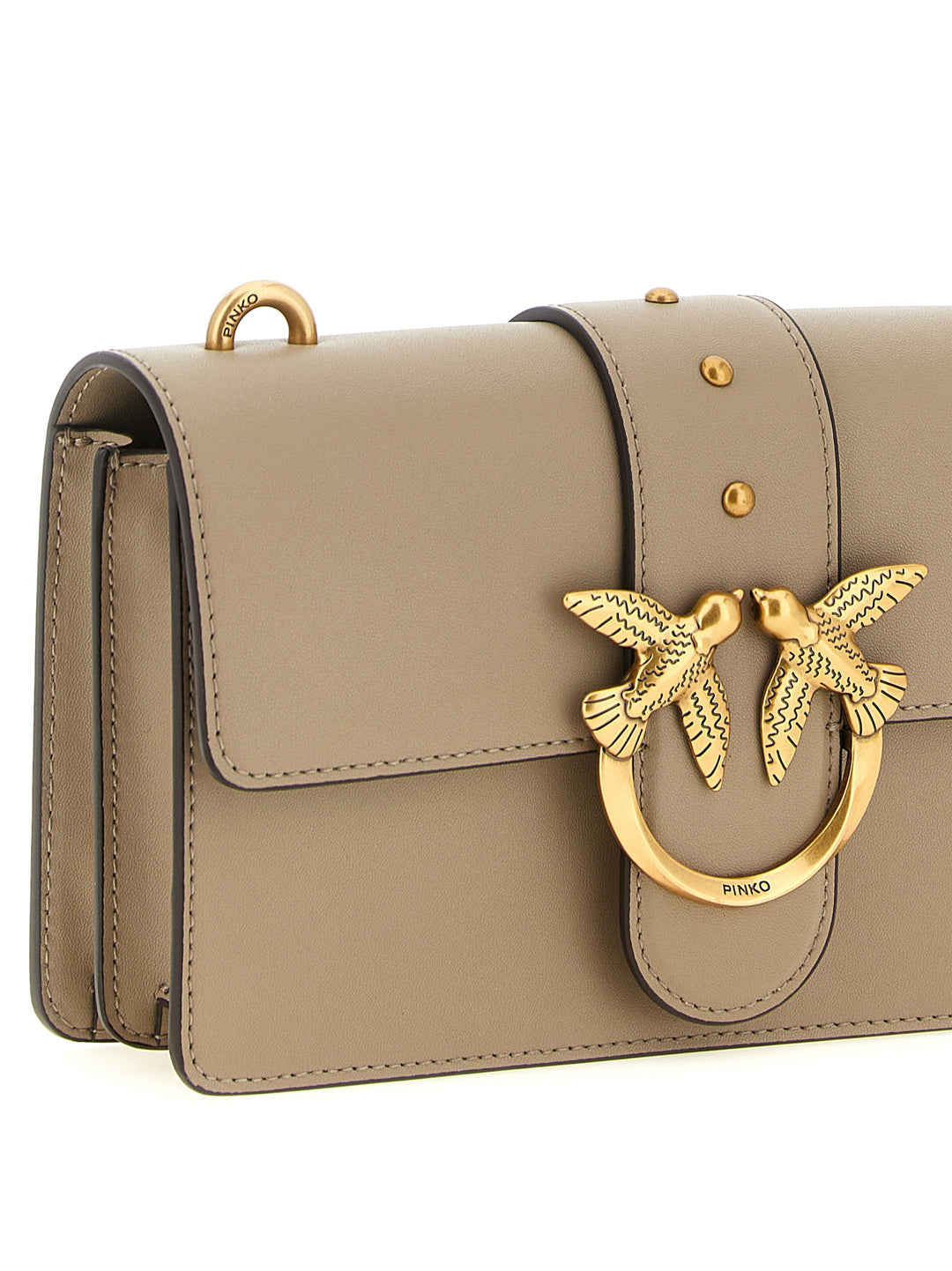 Pinko Love One Crossbody Bags - Gray | 3bf02497c88385c52c9295f7a3730eec669d774a