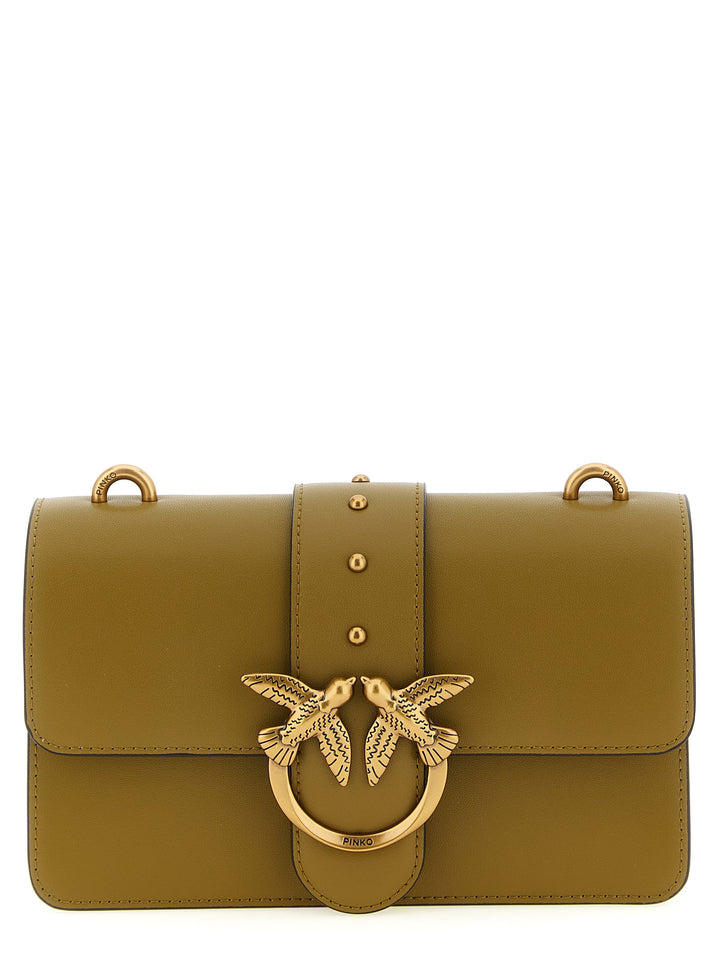 Pinko Love One Mini Crossbody Bags - Green | 3a598e8b815018769de9ba3ac843589090021865