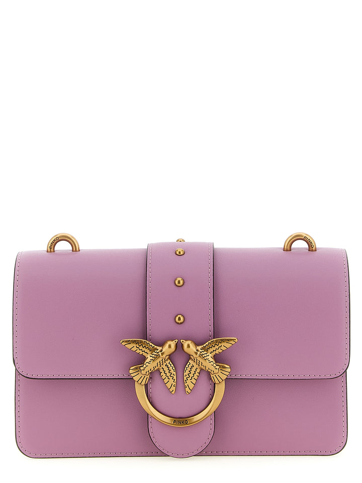 Pinko Love One Mini Crossbody Bags - Purple | f5937bb4ce0ff0494f9f57892bffa41a1fd7784a