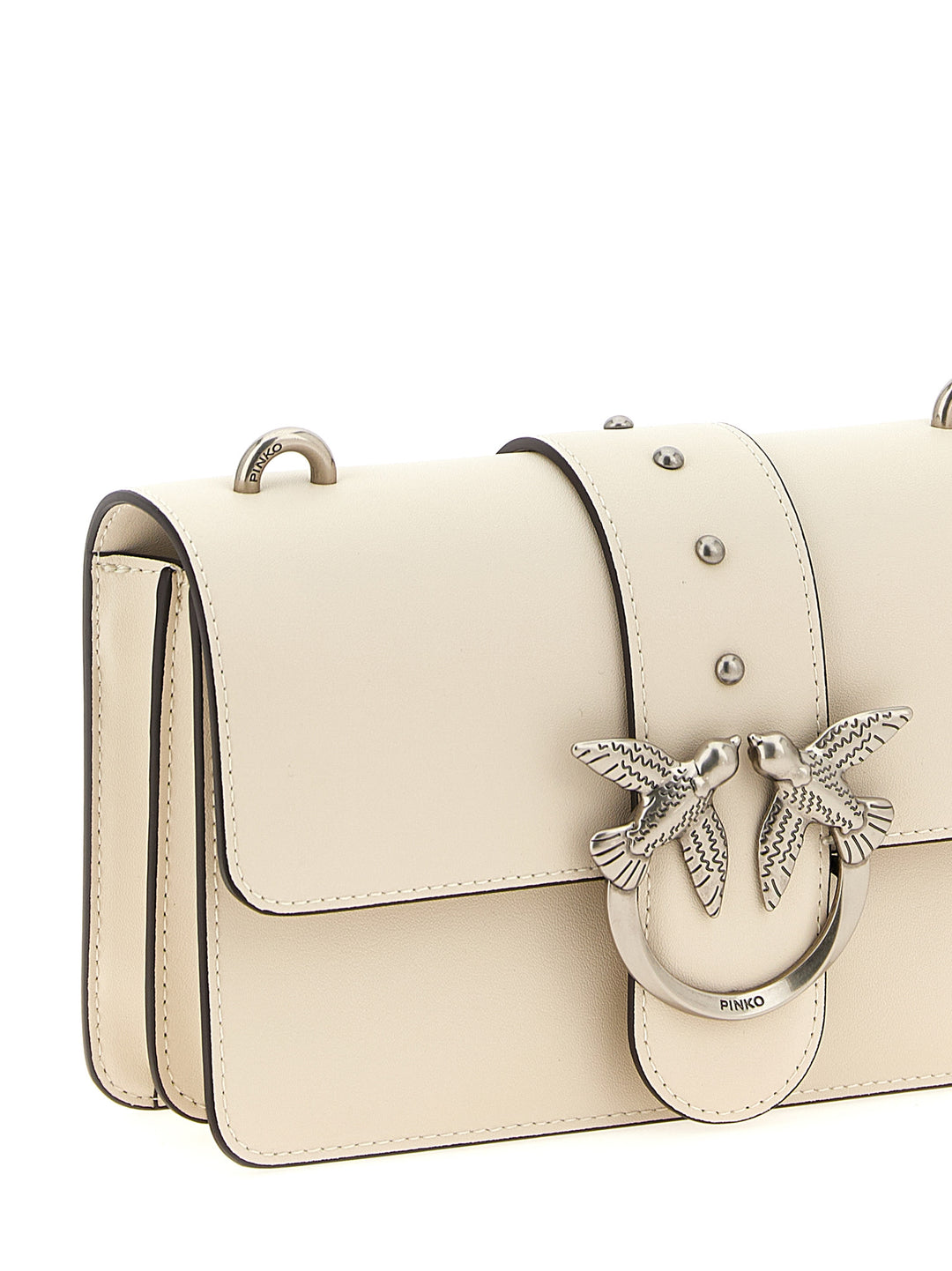 Pinko Love One Mini Crossbody Bags - White | 9a826c3bc7b5dc00082bd5fe03bfd7f25eaced56