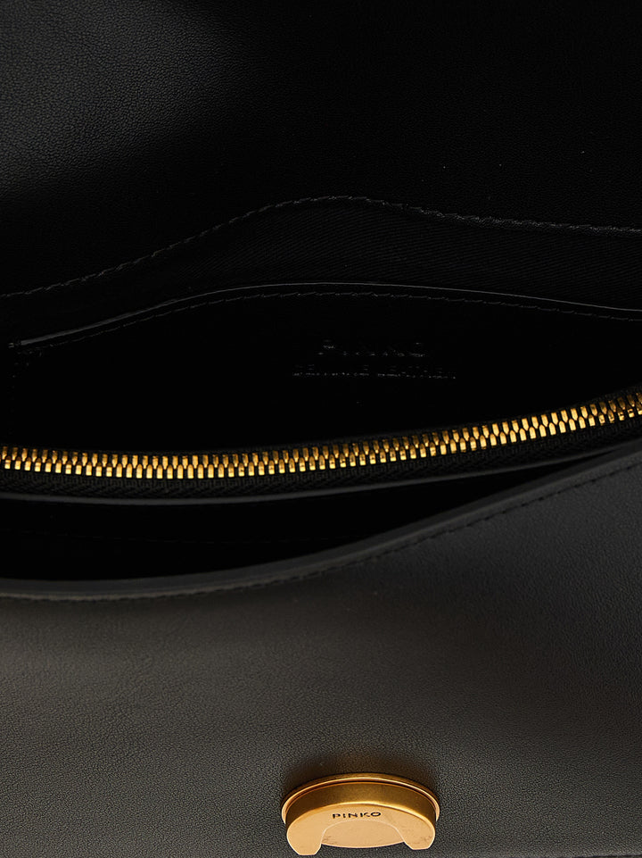 Pinko Love One Mini Crossbody Bags - Black | 054e7a319238147ad49b99a50f2871d16649d762