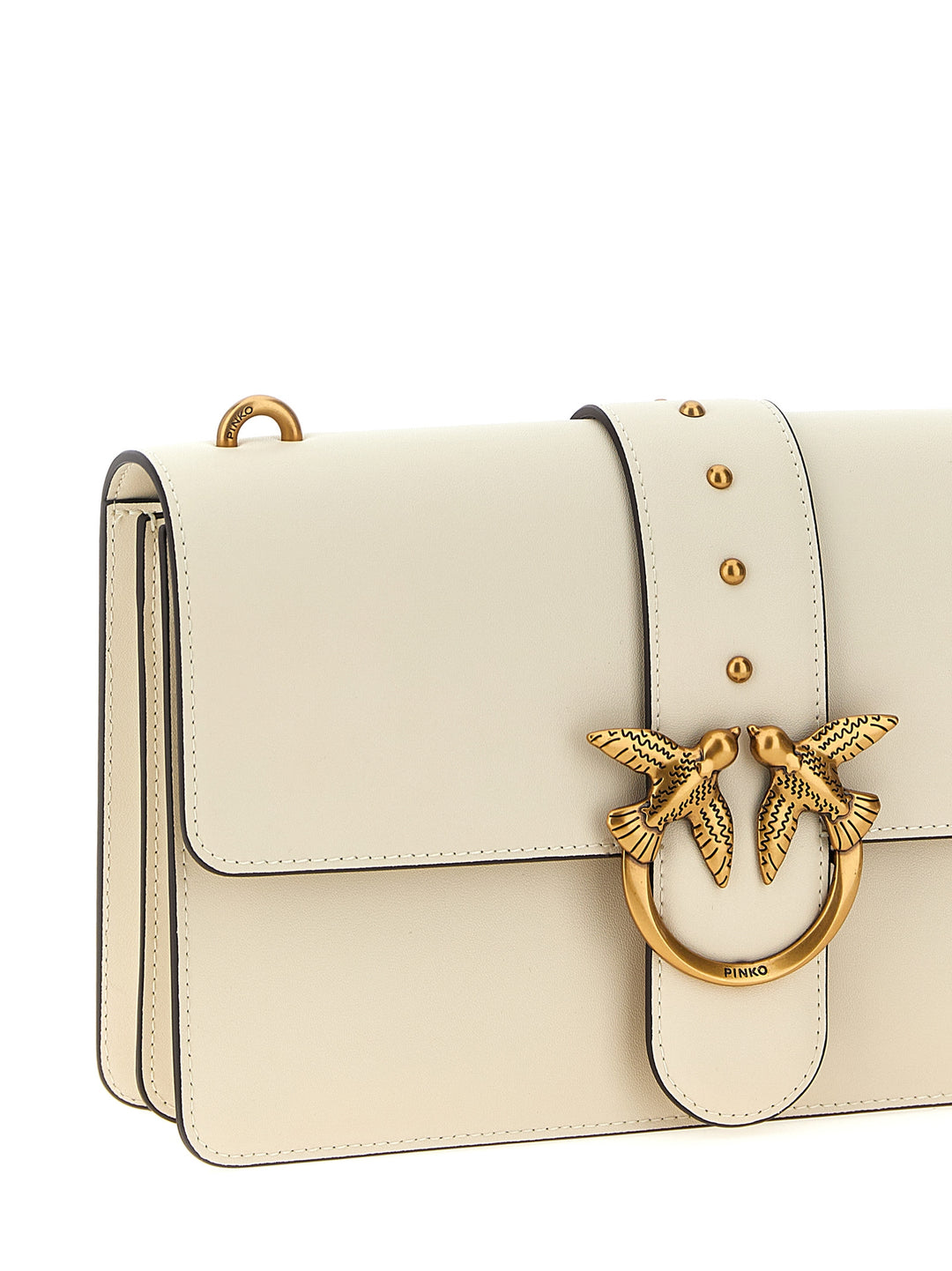 Pinko Love One Classic Crossbody Bags - White | b5e91daf1d893aff072973141e7f8e4a3fb075f0