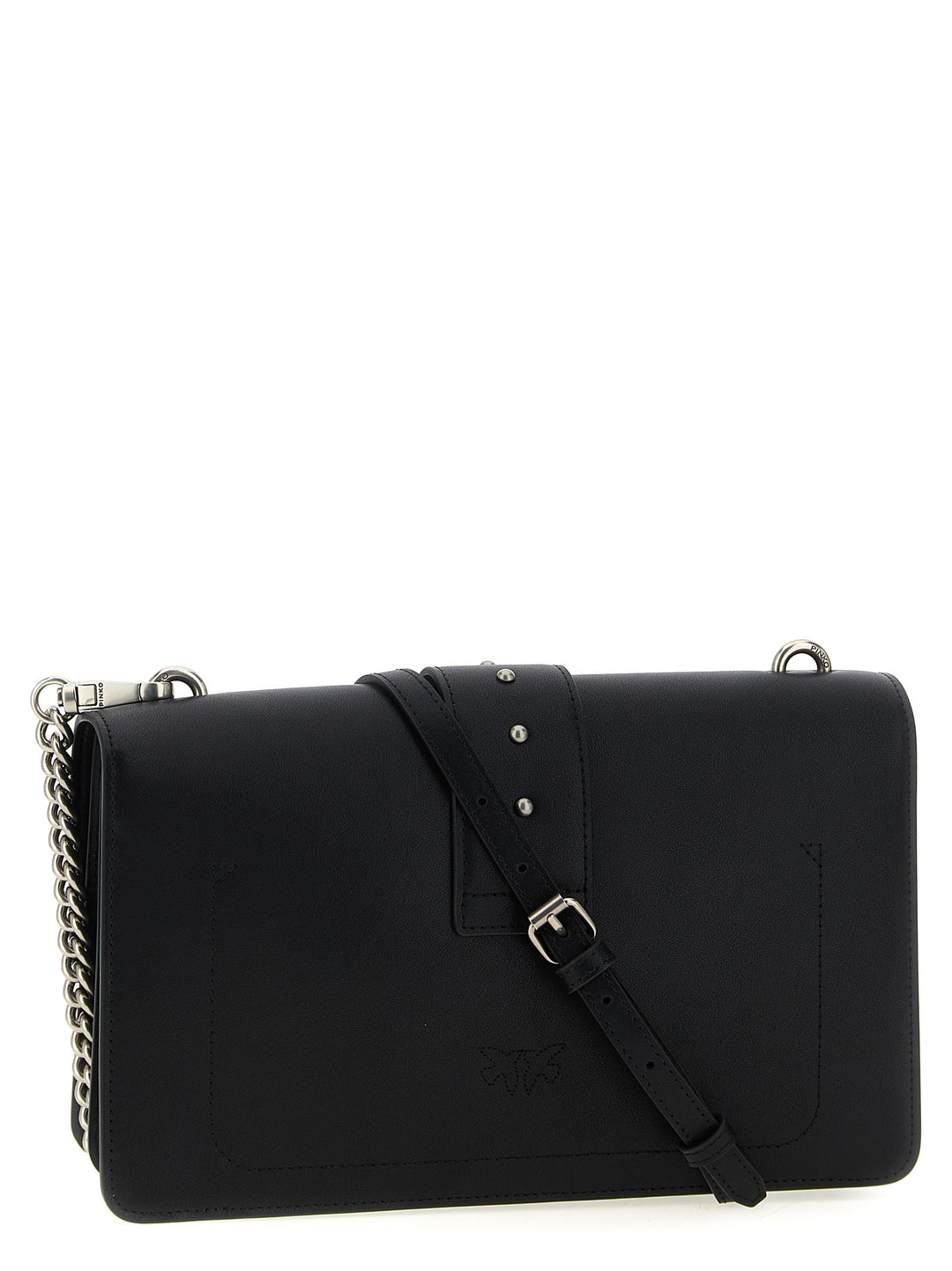Pinko Love One Classic Crossbody Bags - Black | 2f0c670bdd774519f91cbc039ba4f56dd0e71ee9
