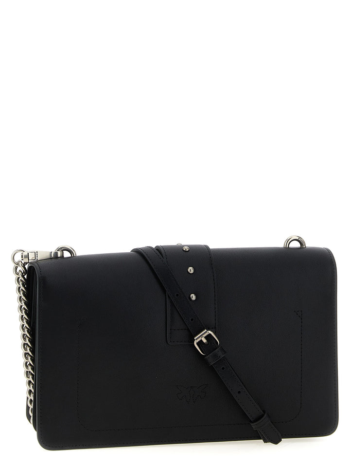 Pinko Love One Classic Crossbody Bags - Black | 2f0c670bdd774519f91cbc039ba4f56dd0e71ee9