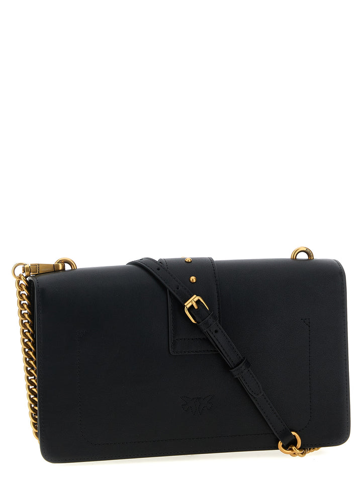 Pinko Love One Classic Crossbody Bags - Black | bb031cf74f4c5bf0df3082e4639bc5a9bb9acea7