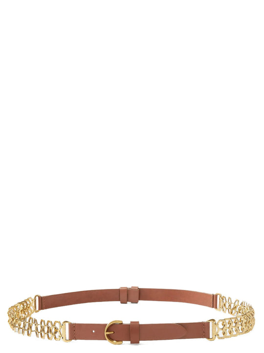 Chain Insert Belt Belts Brown