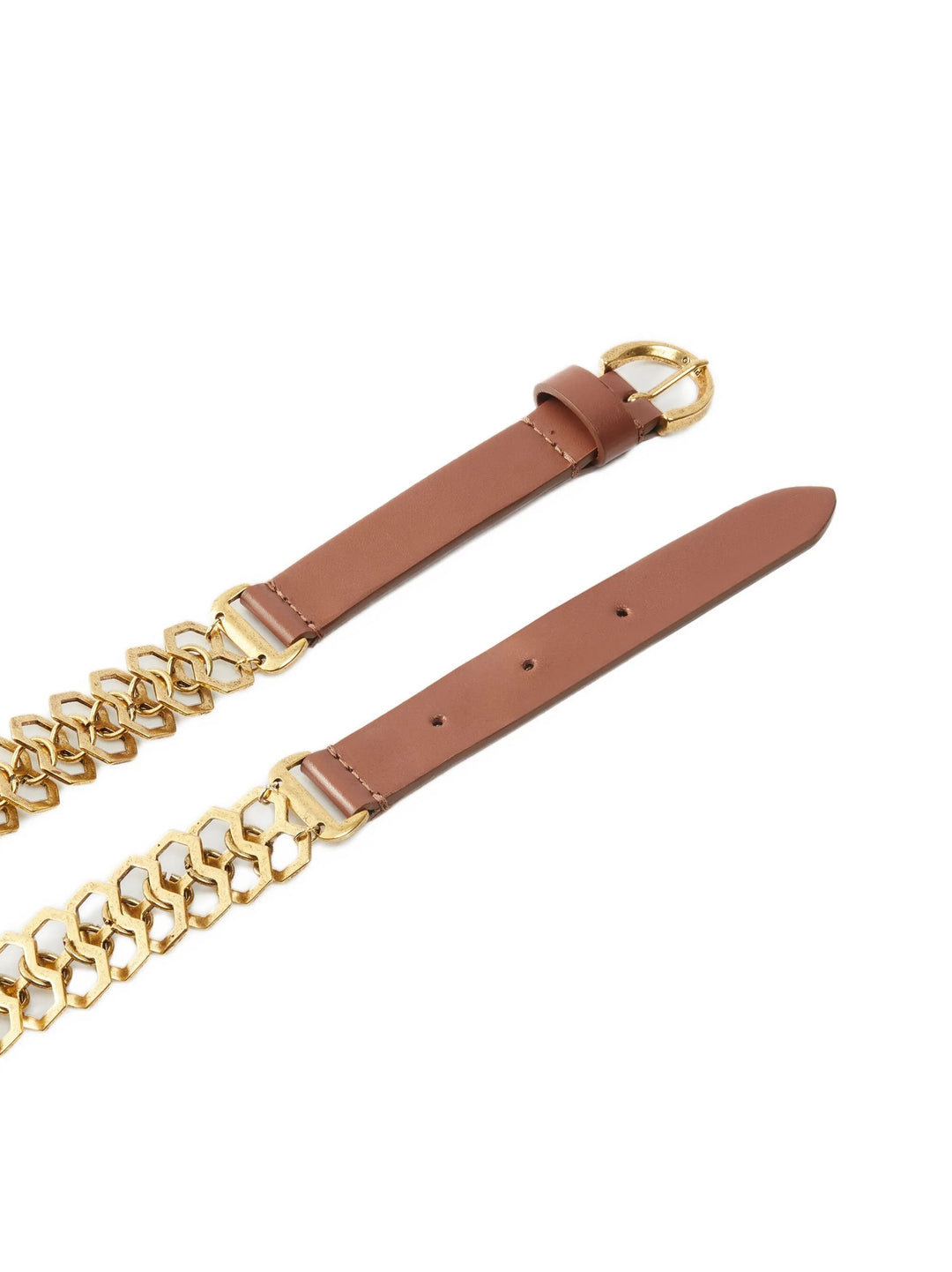 Pinko Chain Insert Belt Belts - Brown | 75baf4a4c8c7d6f281ac46eece0563aedce689b0