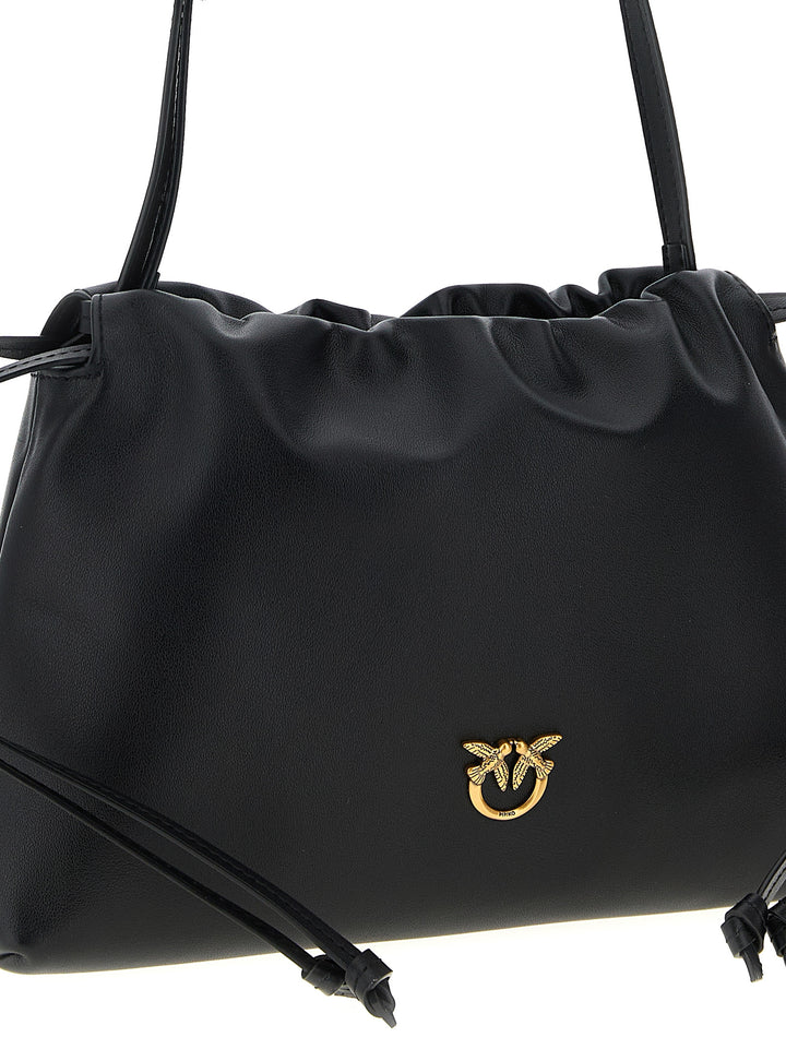 Pinko Mini Leather Clutch - Black | 2d6bcf84f0fbc3b850ffaefcf96da4ff4b122783