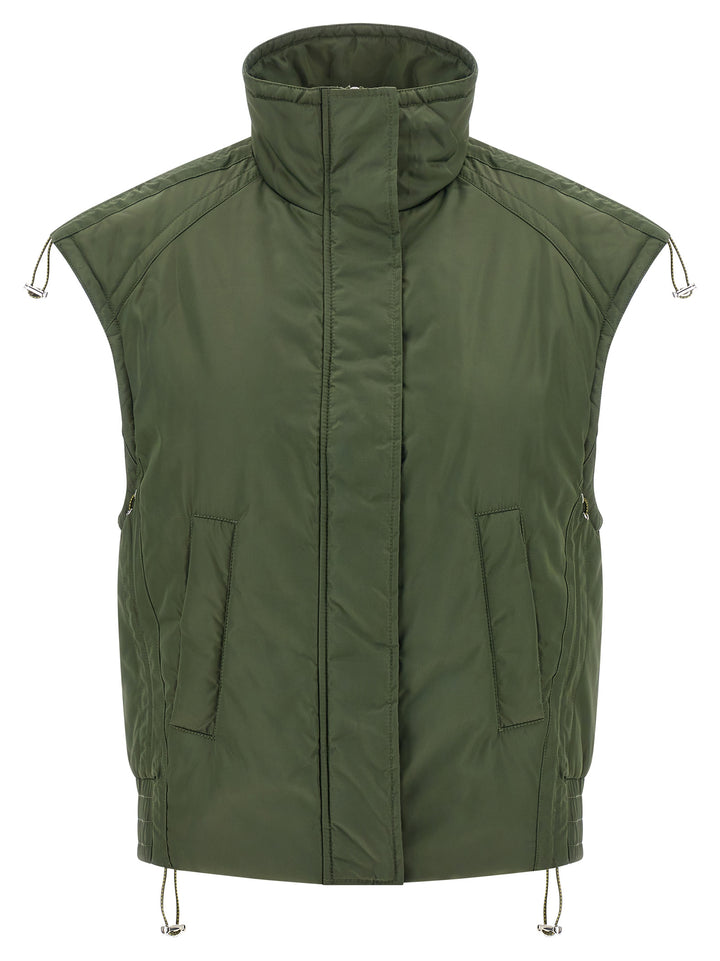 Pinko Angeles Gilet - Green | 2b3ee90b7c35008ac5f8f93c717f0083fef47a59