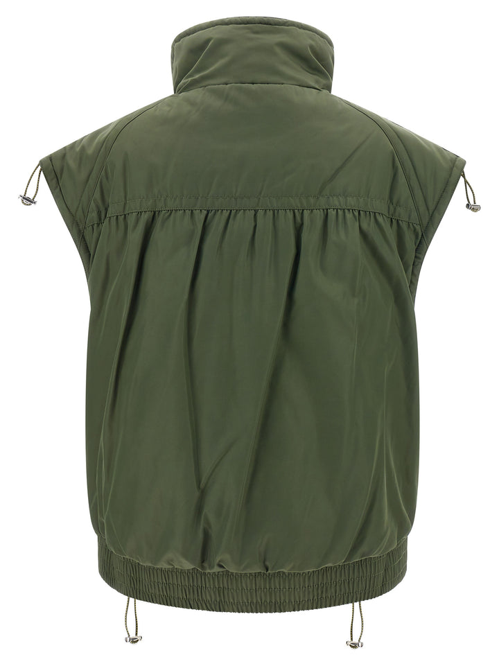 Pinko Angeles Gilet - Green | 0c4b50766446a8f8449ced9740e1f38a9c2f7f09