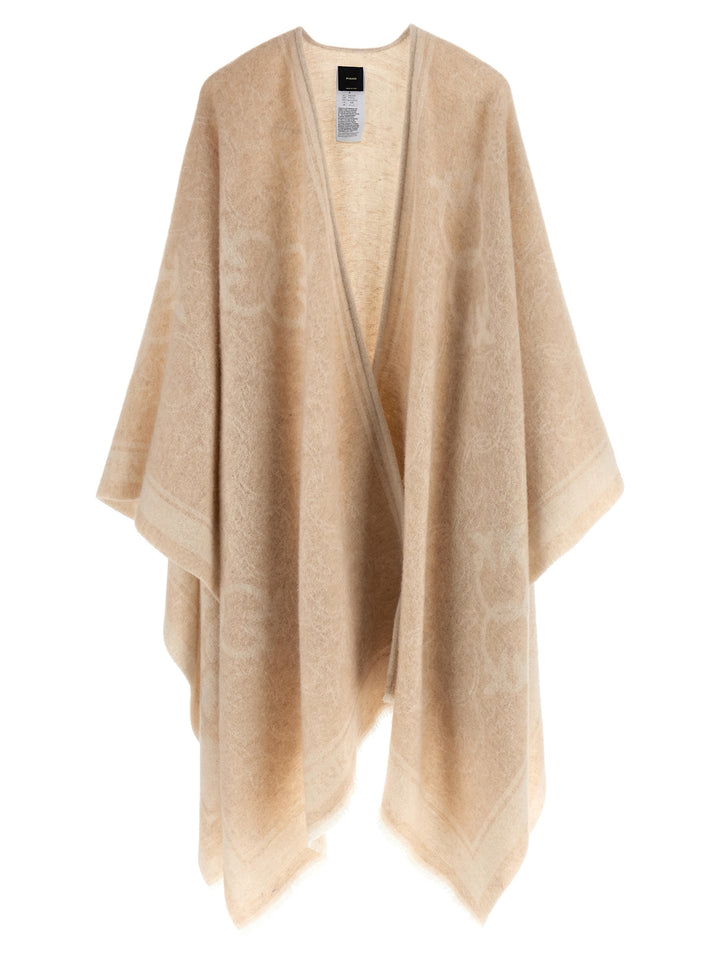 Pinko Hood Croatia Capes - Beige | f0fb0c509e279ee922ae8e9fb36d20ad84ad26a7