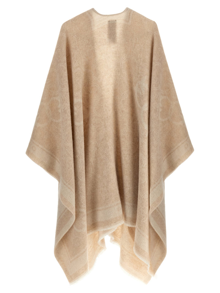 Pinko Hood Croatia Capes - Beige | 623ce243fcef2ba10e7c6779b6eb8059b2ed93de