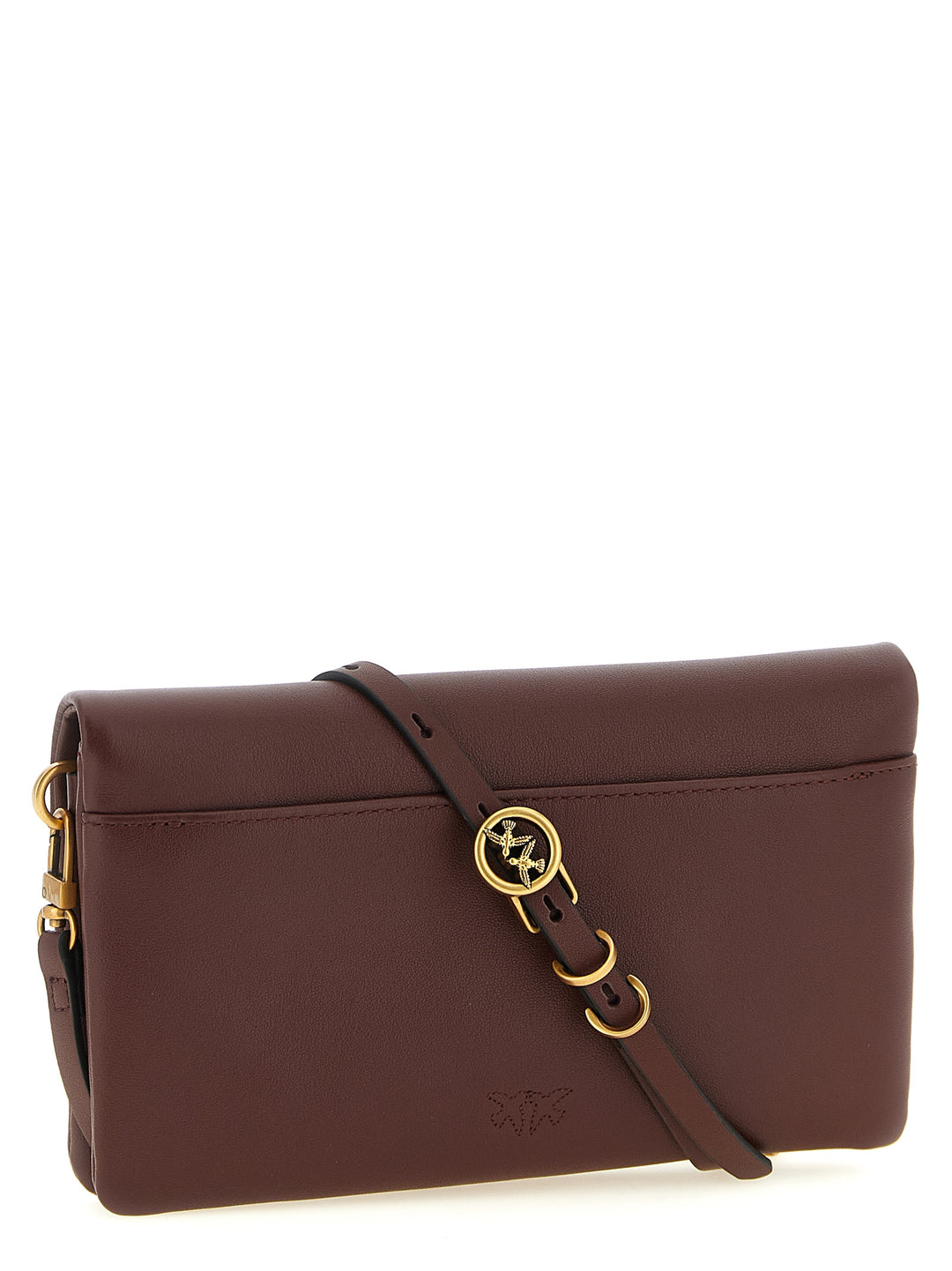 Pinko Love Click Soft Horizontal Clutch - Bordeaux | 6dbb3e385c8dac17c6c1704aca6b96ab214163f1
