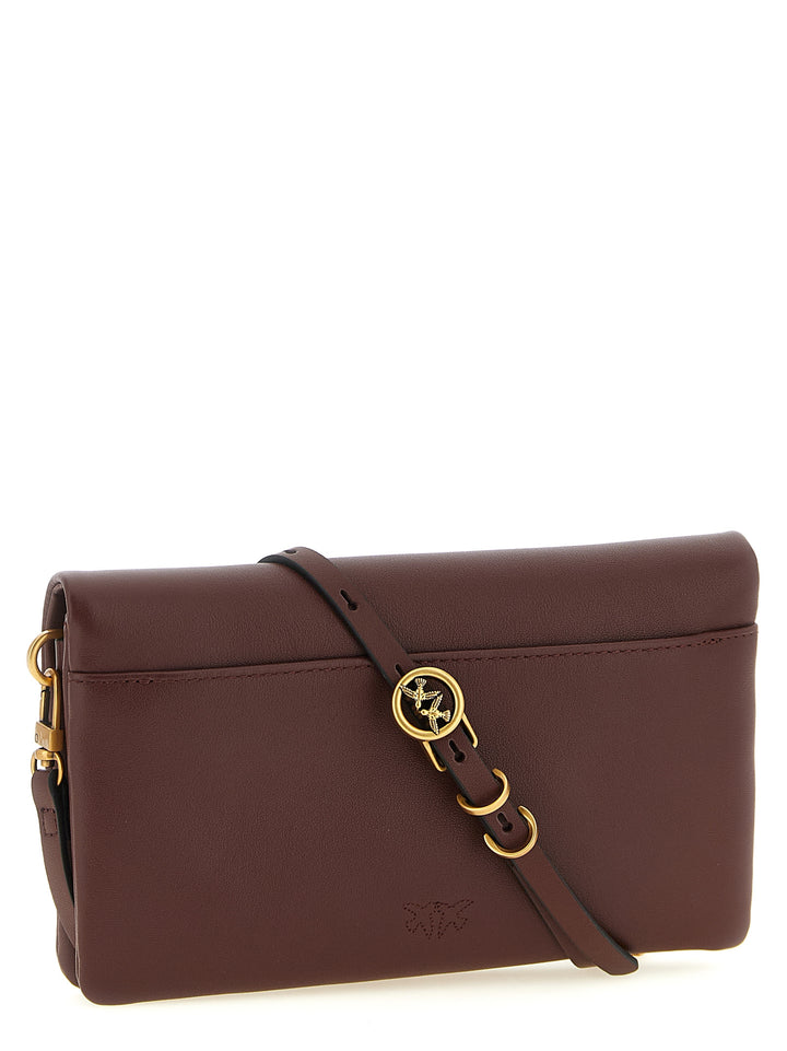 Pinko Love Click Soft Horizontal Clutch - Bordeaux | 6dbb3e385c8dac17c6c1704aca6b96ab214163f1