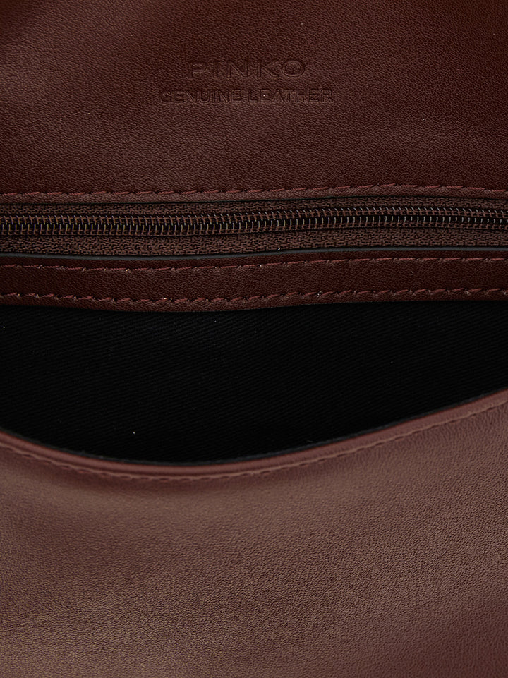 Pinko Love Click Soft Horizontal Clutch - Bordeaux | 3373fe3c410dc1f9d55ceab25a35079f50e53601
