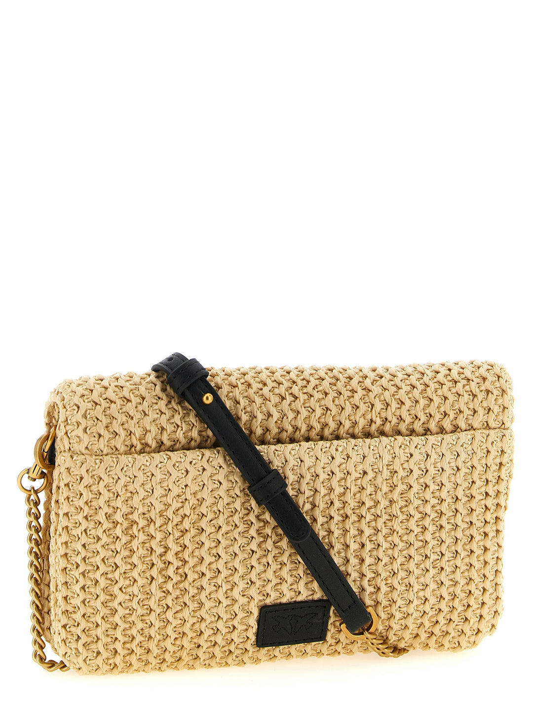 Pinko Love Click Soft Horizontal Clutch - Beige | 118704da431da6273fffae1c58aa8f6799e2c631