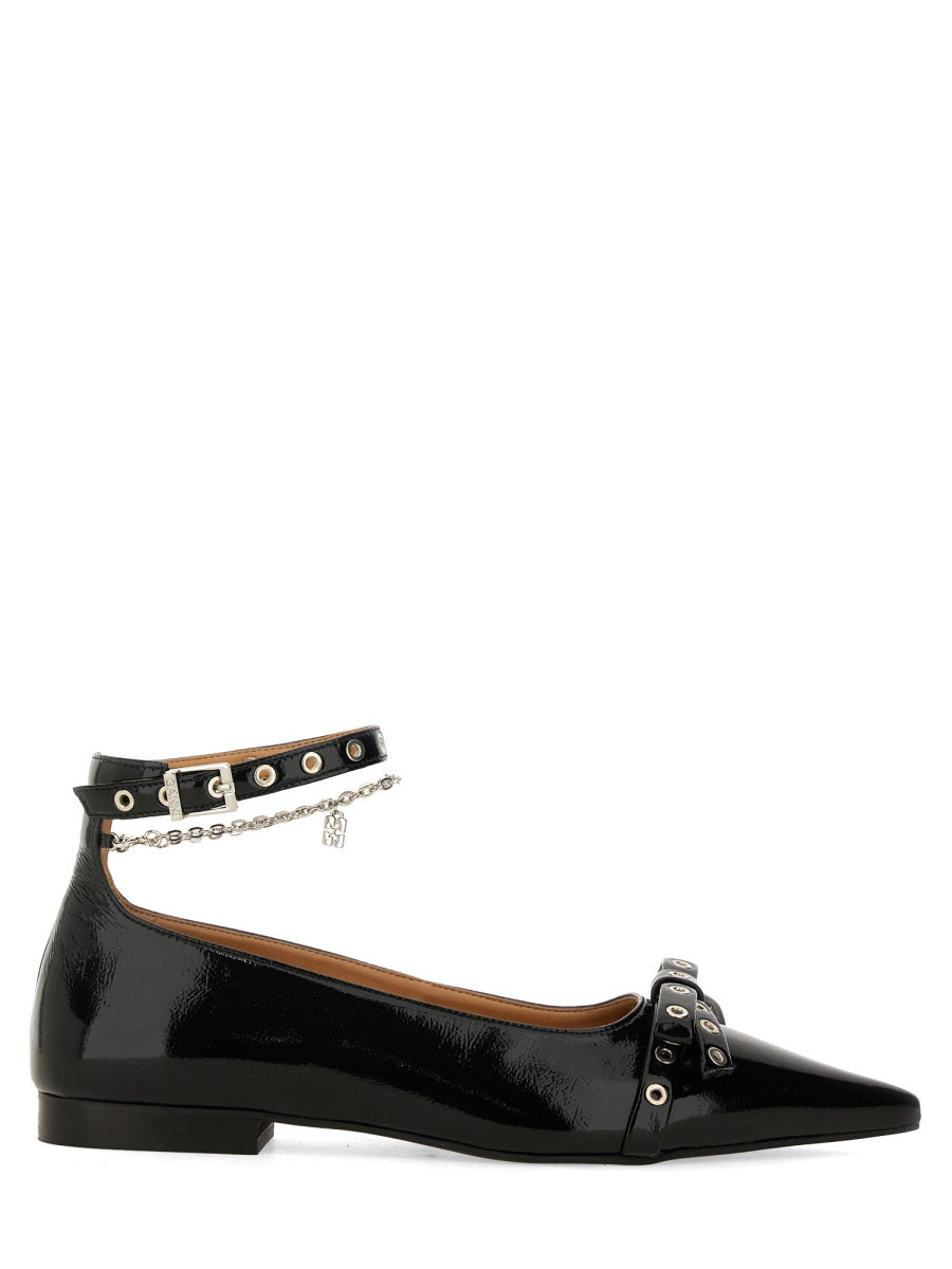 Ganni Flat Shoes - Black | Wanan Luxury