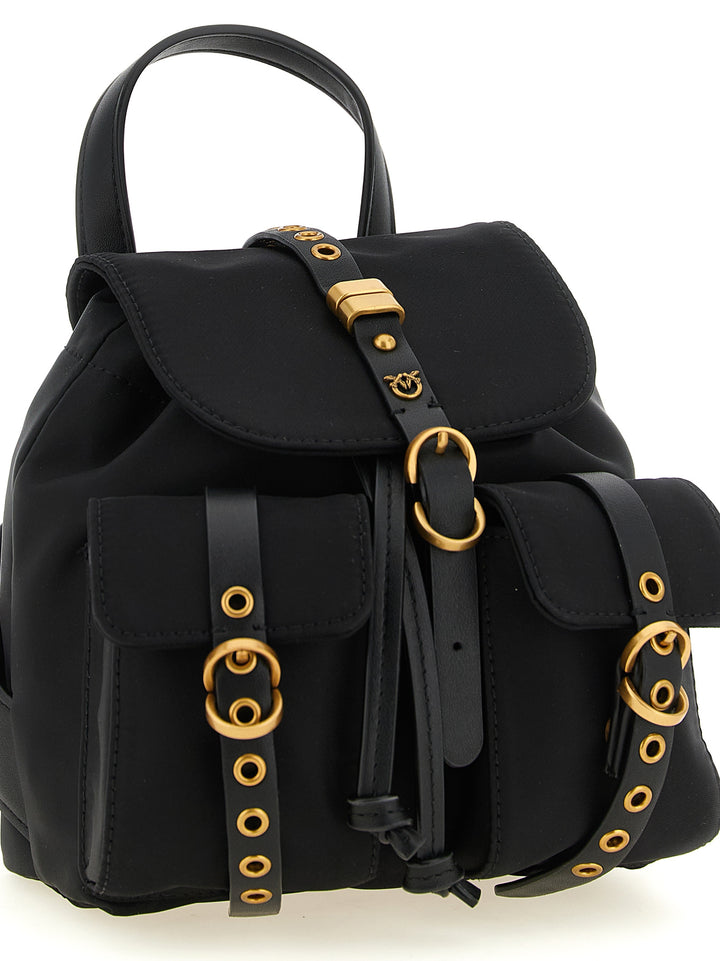 Pinko Mini Backpack Backpacks & Travels - Black | b985c78cc1e7fa28868e6b49de266966f930c97c