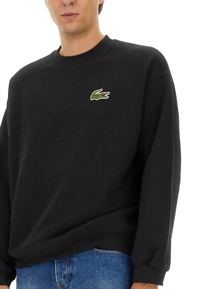 Lacoste Sweatshirts - Black | Wanan Luxury