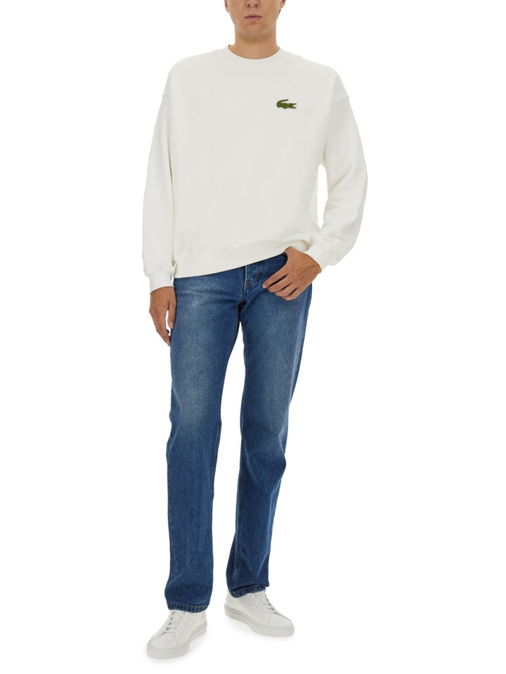 Lacoste Sweatshirts - White | Wanan Luxury