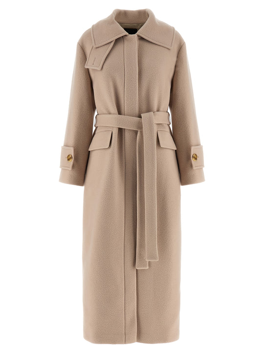 Paquita Coats And Trench Coats Beige