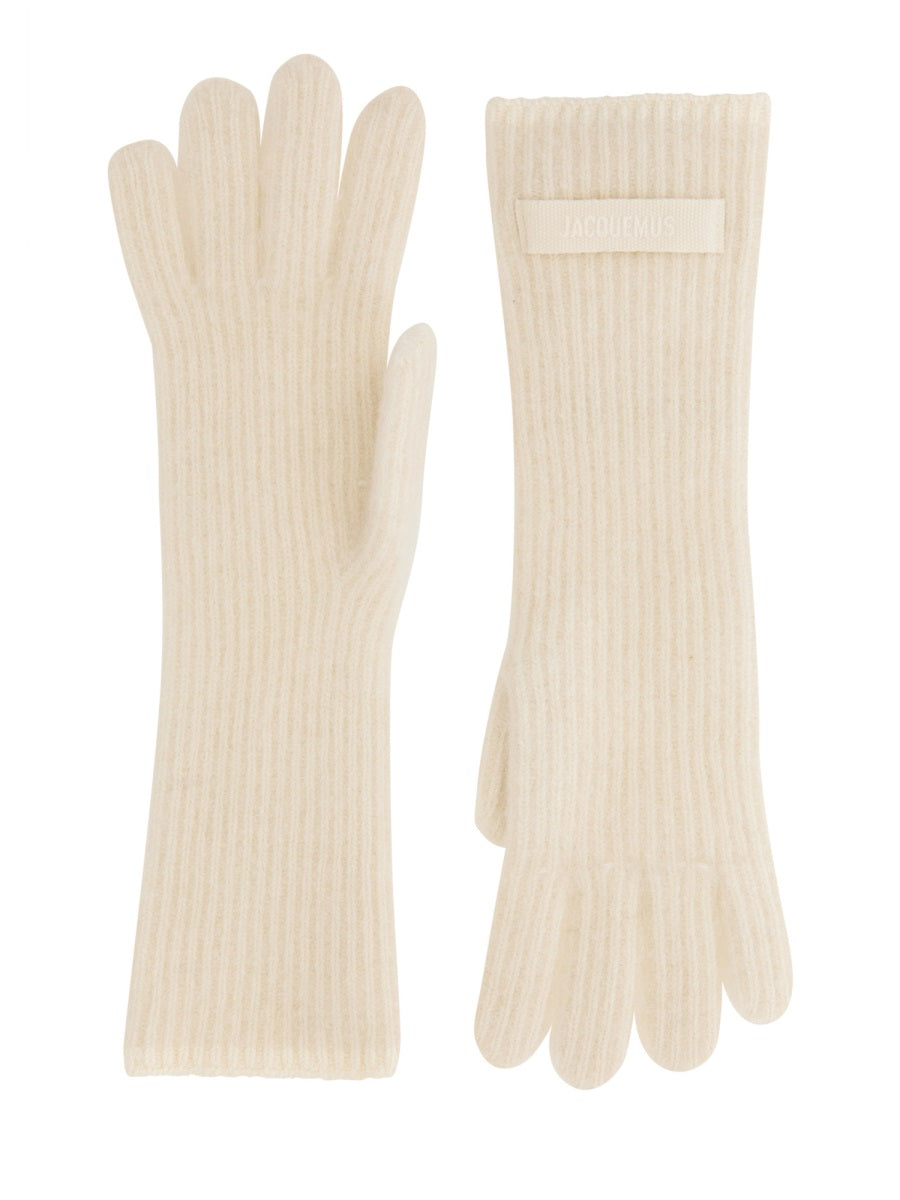 Jacquemus Scarves & Gloves - White | Wanan Luxury