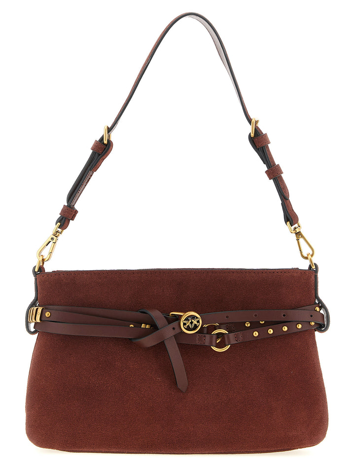 Pinko Belt Mini Shoulder Bags - Bordeaux | 29b7d51baa04700111e30352ecff57e3cefb93e1