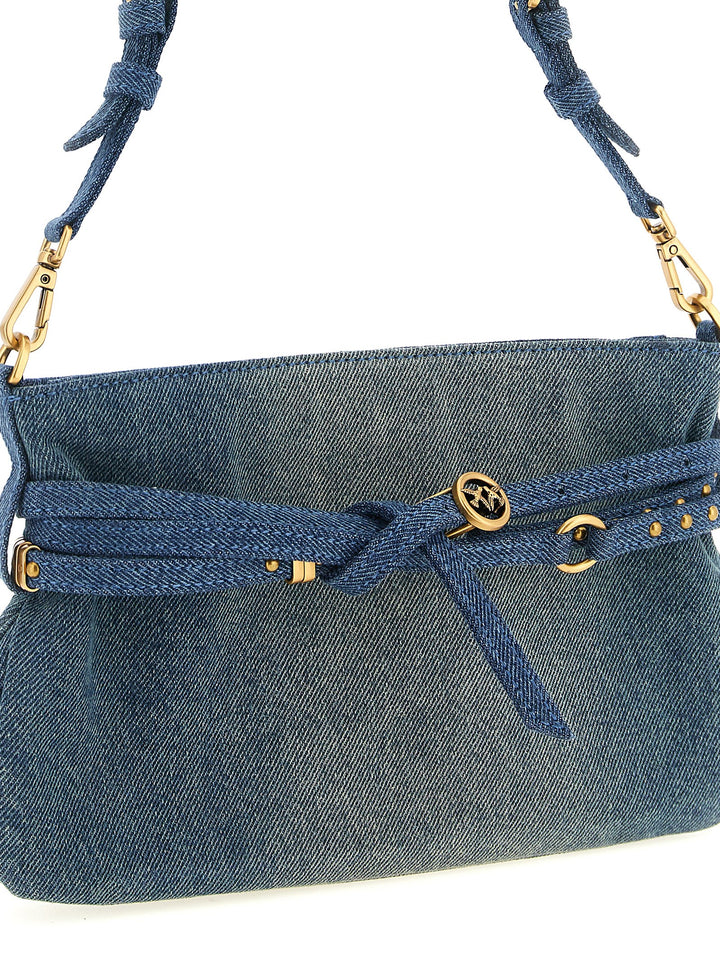 Pinko Belt Mini Shoulder Bags - Blue | 7bb671f787e8bf5e816d23768f85016e0e587769