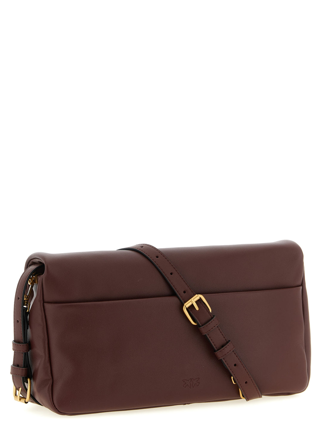 Pinko Click Soft Classic Crossbody Bags - Bordeaux | 64462932a529e46d73c8879de59ced39a443b4f5