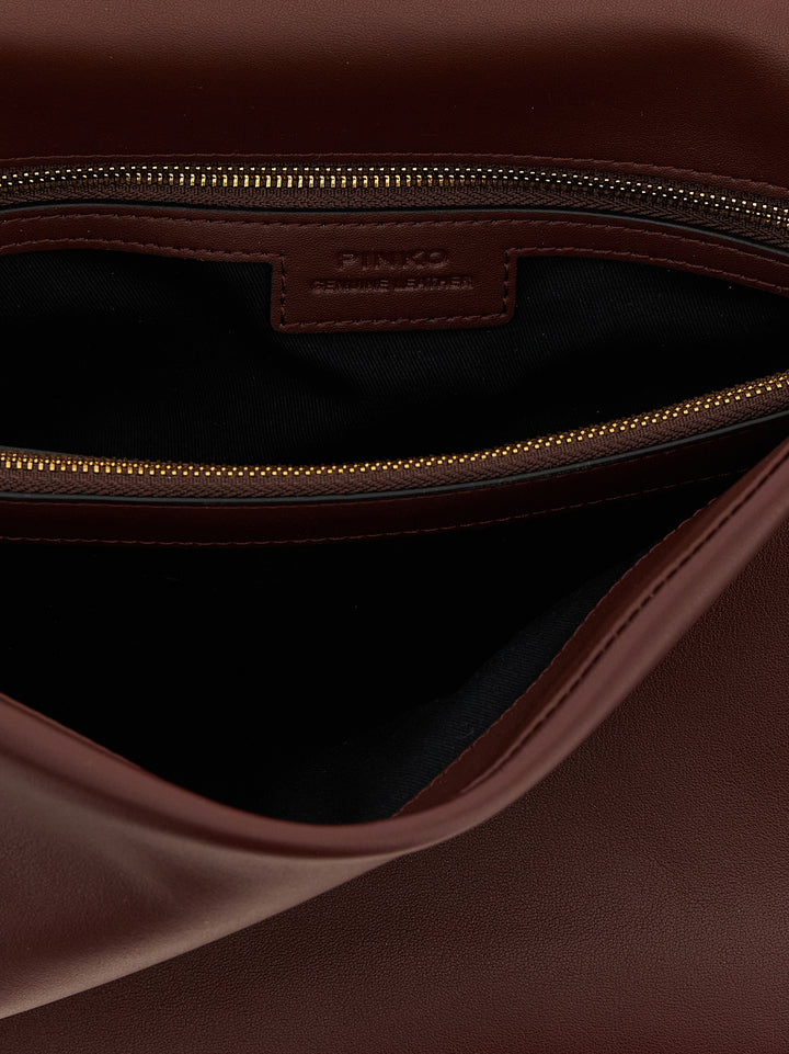 Pinko Click Soft Classic Crossbody Bags - Bordeaux | ee3acba70a4c4cbf89b389621416f24fc03a9047