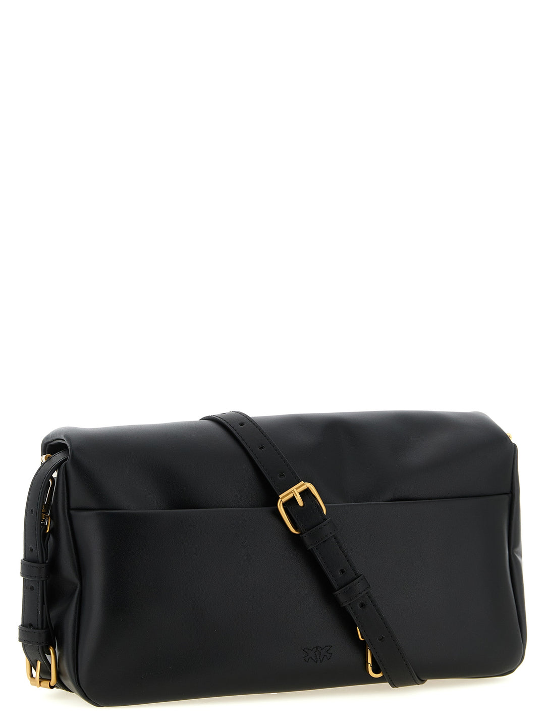 Pinko Click Soft Classic Crossbody Bags - Black | 8069921762f6cdac4bdbf44fc89927ea20ad250d