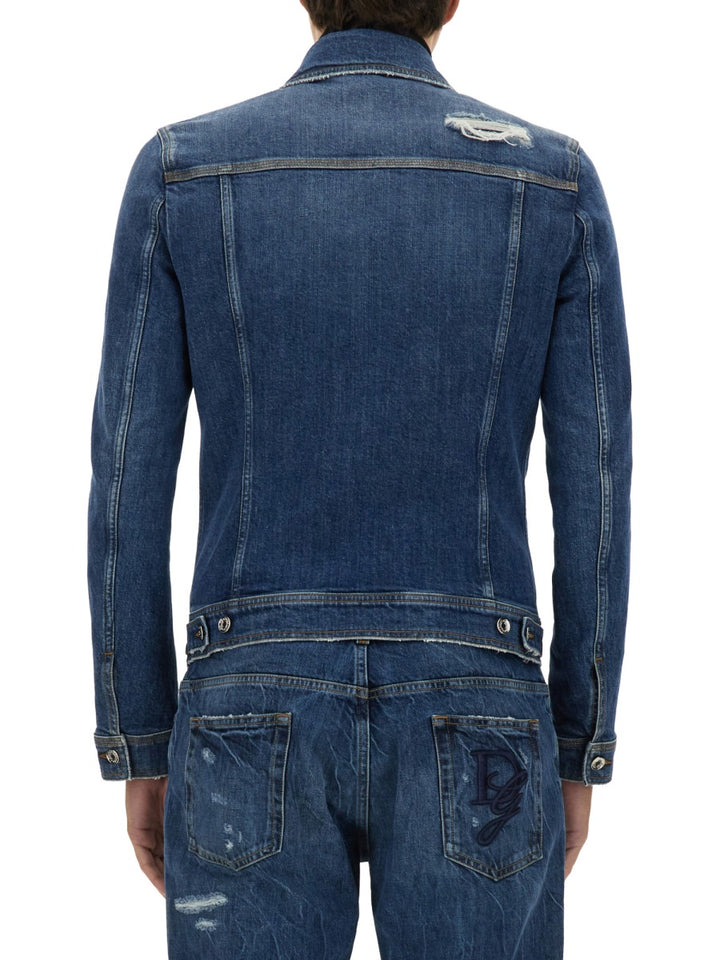 Dolce & Gabbana Jackets - Blue | Wanan Luxury
