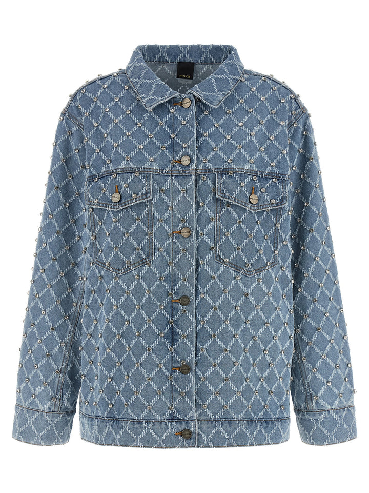Pinko Pifferaio Puffer Jackets - Light Blue | ffc368997d0cb50af60c0eeb98716abfa0114f65
