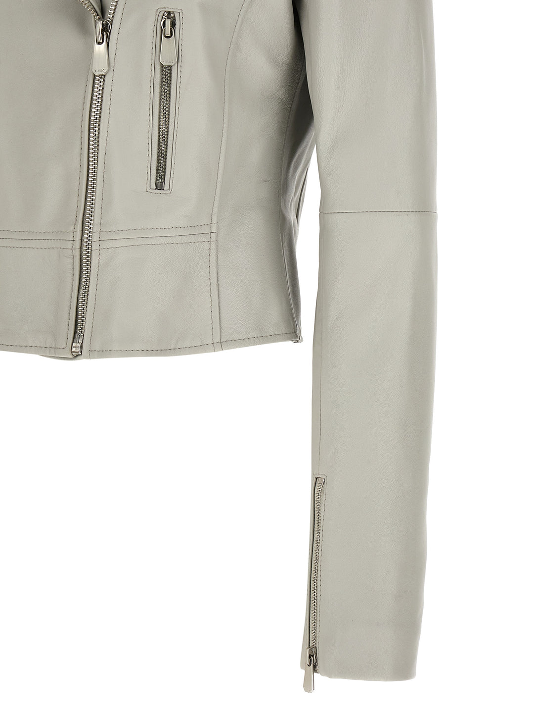 Pinko New Sensibile Puffer Jackets - Gray | a420620a74deddd94d6675b54d4e798788044551