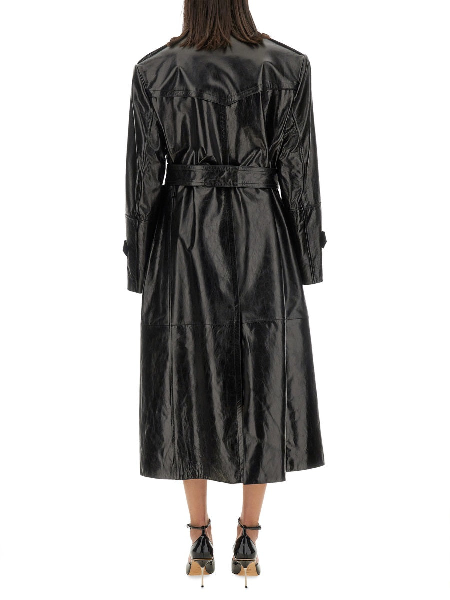 Sportmax Leather Jackets - Black | 5049b9c6b04231b1145df2ae231d7148a640e775