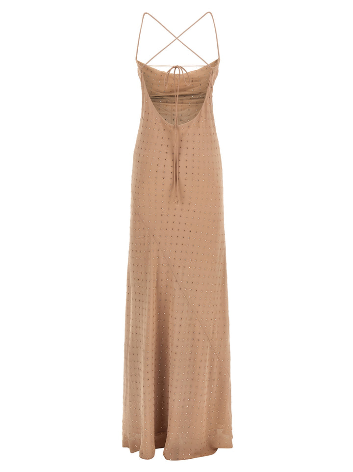 Pinko Slip Dress Dresses - Beige | 6a46cd57ab93a16754cf433892a8671ee31f1f5f