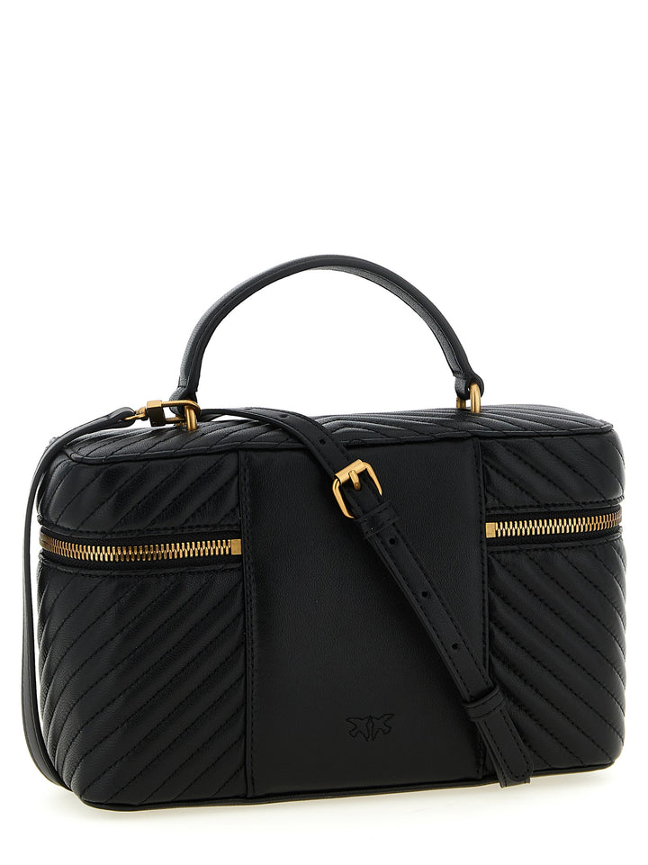 Pinko Vanity Case Classic Hand Bags - Black | e436d6bb2d7a87f6e2b45c29f430de546f3e9900