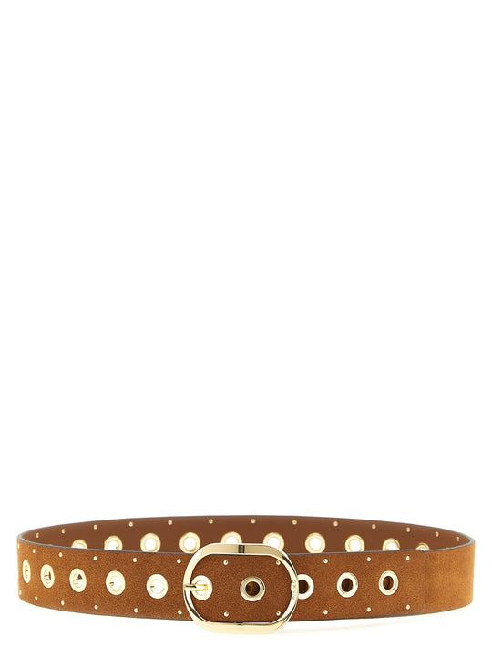 Studded Belt Belts Brown