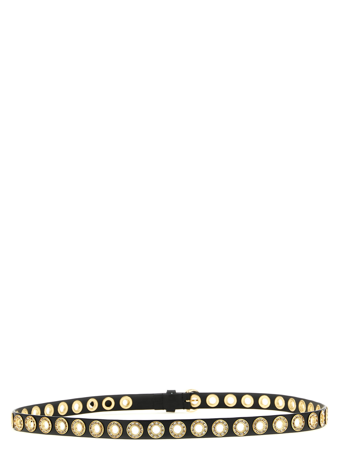 Pinko Crystal Studs Belt Belts - Black | 36ac323bfb39566a99b1c8a189ef51e5f4174e0a