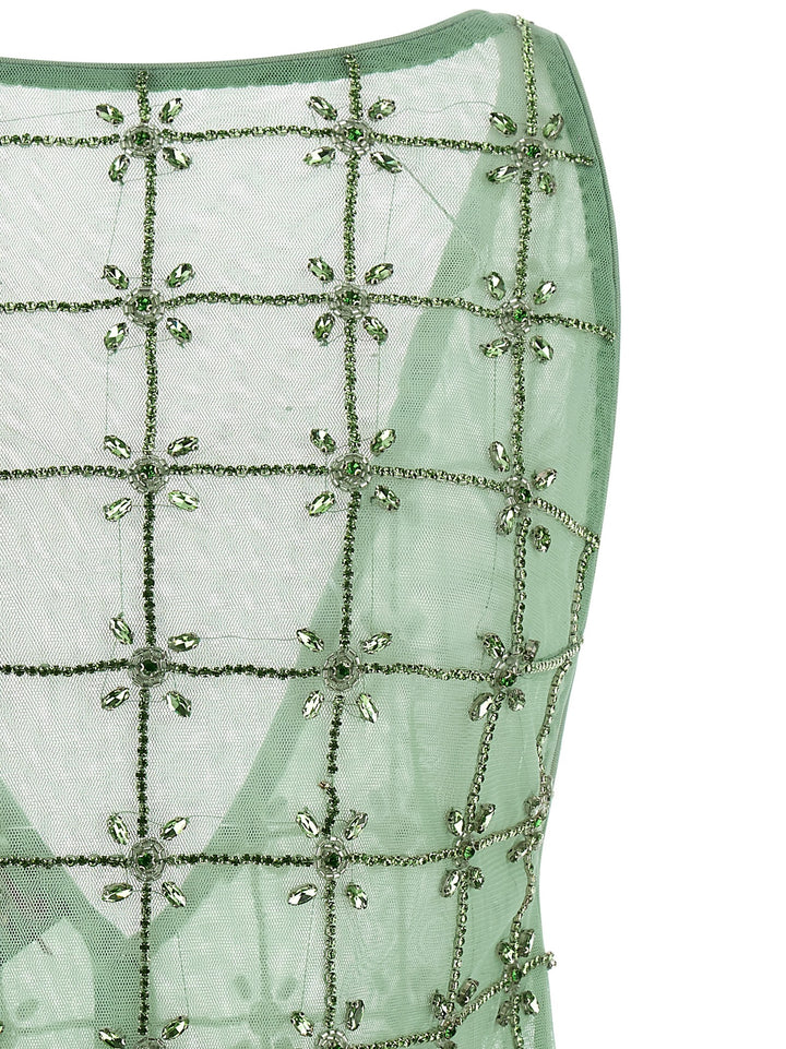 Pinko Quandong Tops - Green | dca72001ff80f60d874ad0ad950047b3e9faa00f